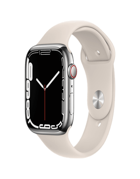 APPLE WATCH SERIES 7 STAINLESS STEEL CASE / SPORT BAND
