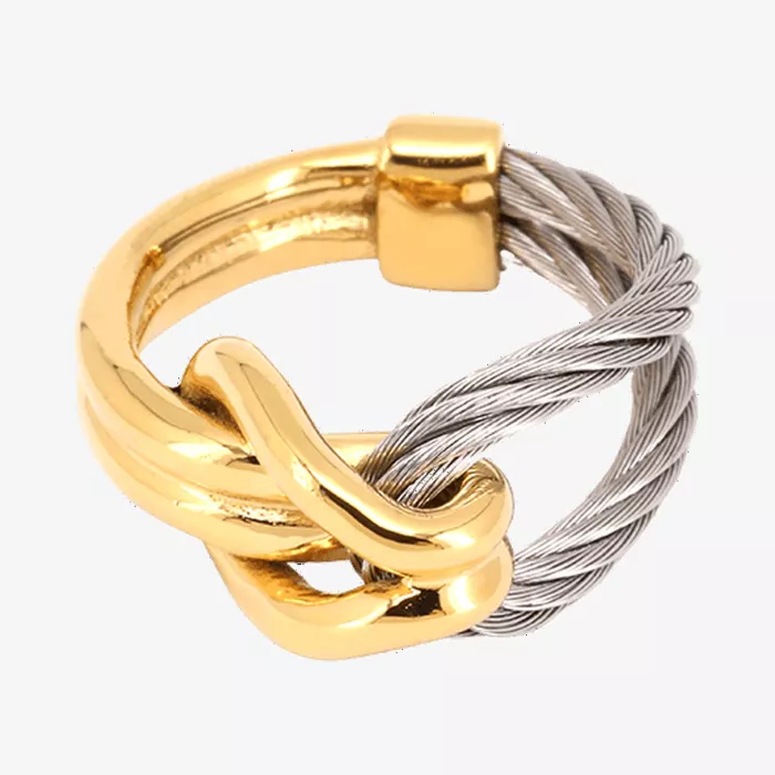 Charriol Celtic Knot Ring — view 1