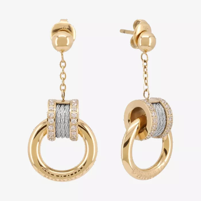 Charriol Forever Embrace Earrings — view 1