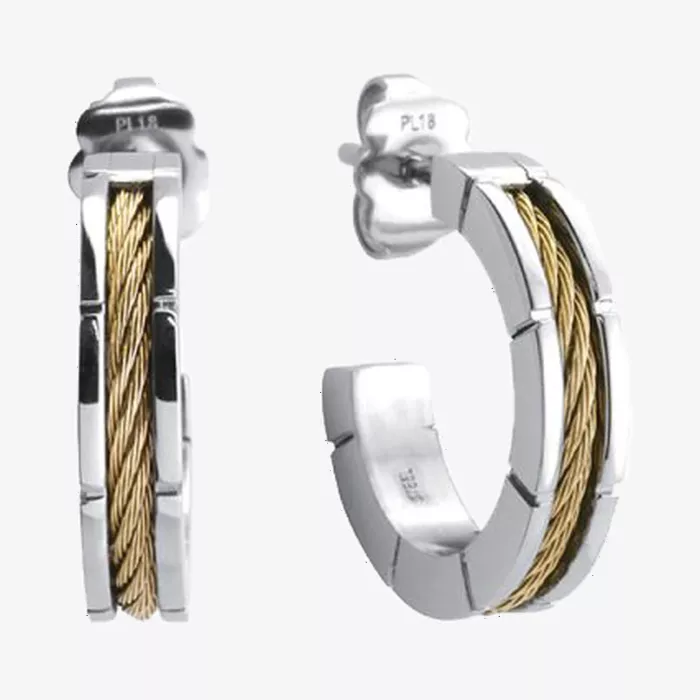 Charriol Forever Slim Svart Earrings — view 1