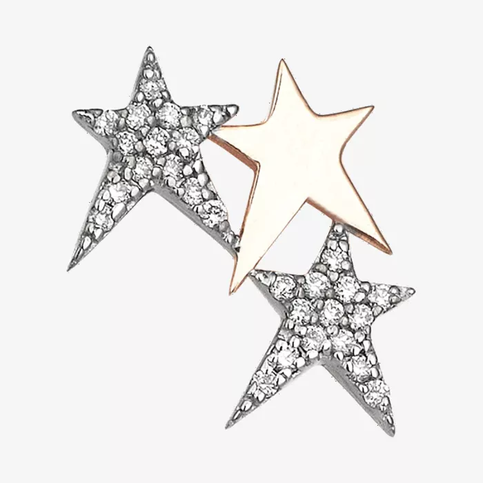 Kismet by Milka Struck Star Earrings — view 1