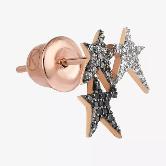 Kismet by Milka Struck Star Earring — view 1
