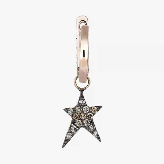 Kismet by Milka Struck Star Earring — view 1