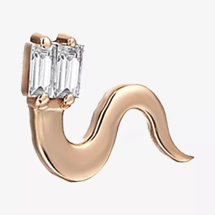 Kismet by Milka Baguette Earring — view 1