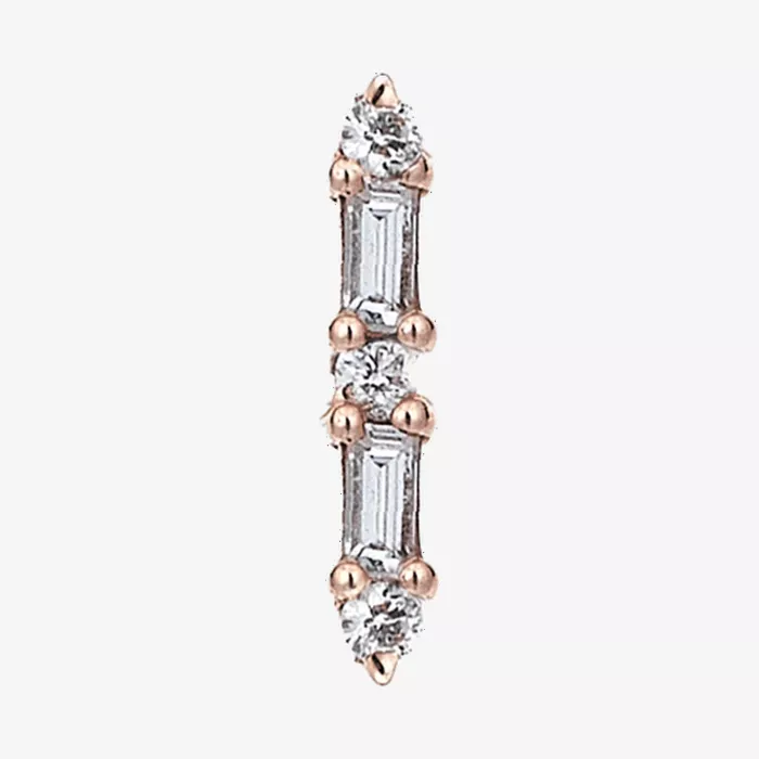 Kismet by Milka Baguette Earring — view 1