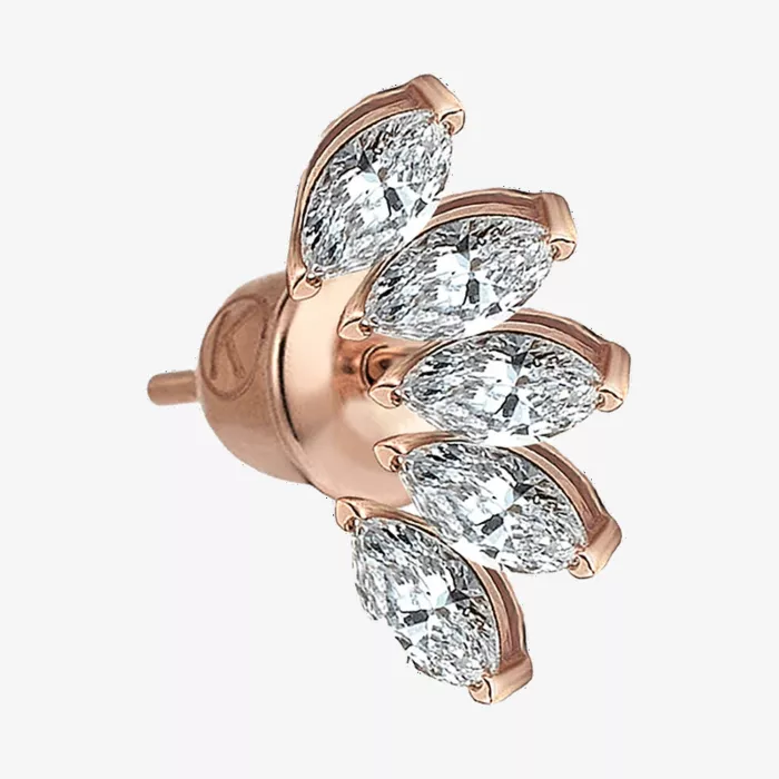 Kismet by Milka Lumiere Earring — view 1