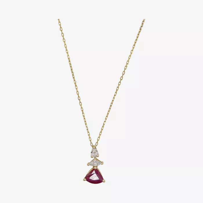 The Carats Dripping in Love Necklace — view 1
