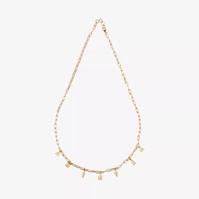 The Carats Paperclip Necklace — view 1