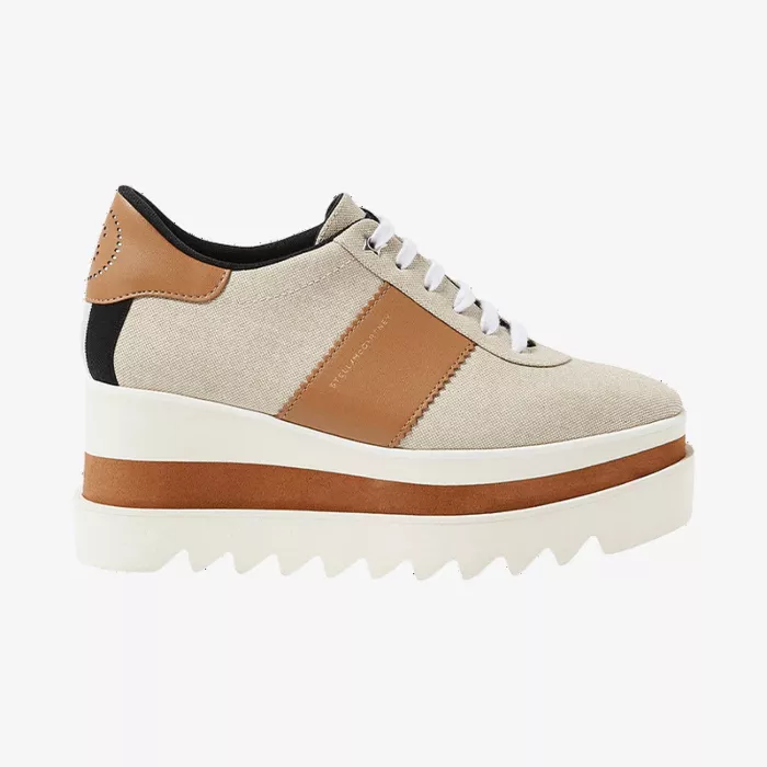 Stella McCartney حذاء سنيك-اليس بنعل سميك — عرض 1