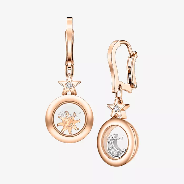 Chopard أقراط هابي دايموندز آيكونز — عرض 1