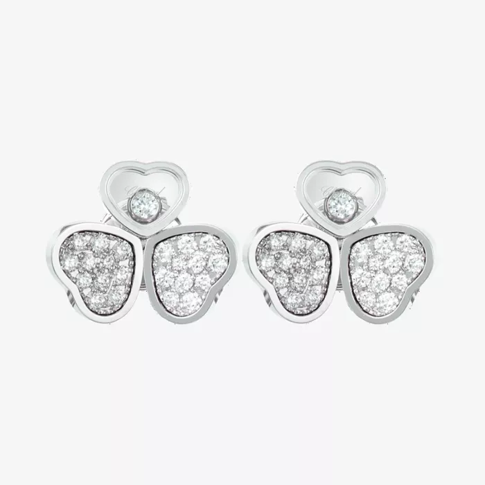 Chopard أقراط هابي هارتس وينغز — عرض 1
