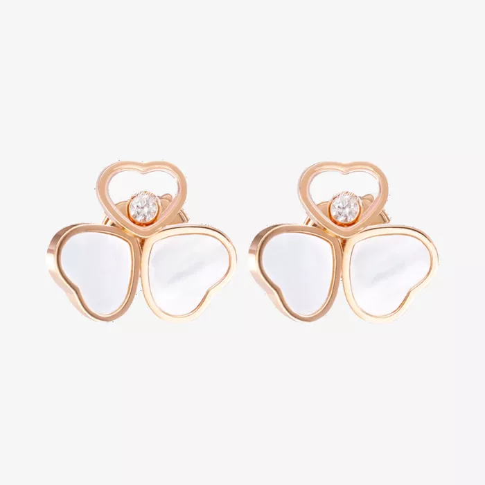 Chopard أقراط هابي هارتس وينغز — عرض 1