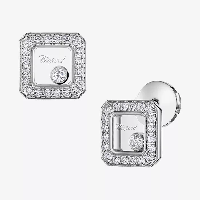Chopard أقراط هابي دايموندز آيكونز — عرض 1