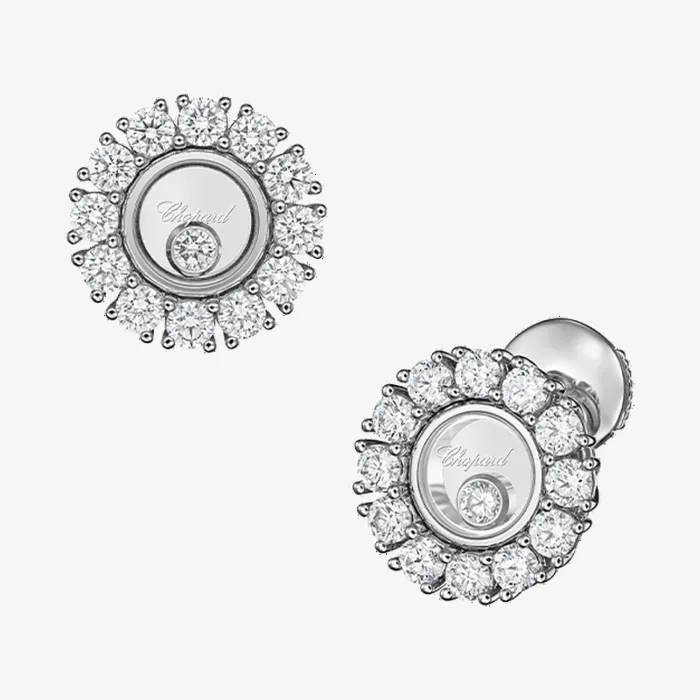 Chopard أقراط هابي دايموندز آيكونز — عرض 1
