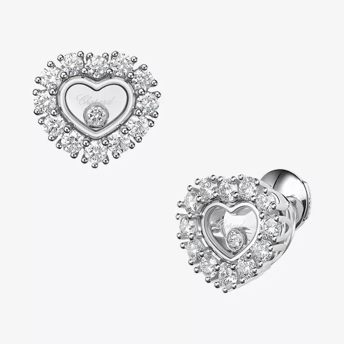 Chopard أقراط هابي دايموندز آيكونز — عرض 1