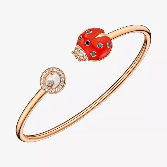 Chopard سوار هابي دايموندز بدلاية دعسوقة — عرض 1