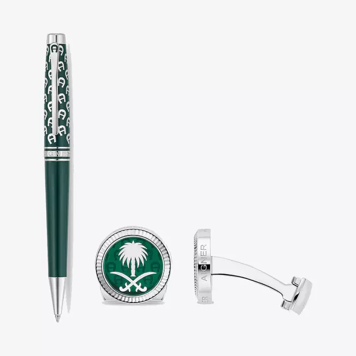 Aigner Pen & Cufflink Set Saudi Edition — عرض 1