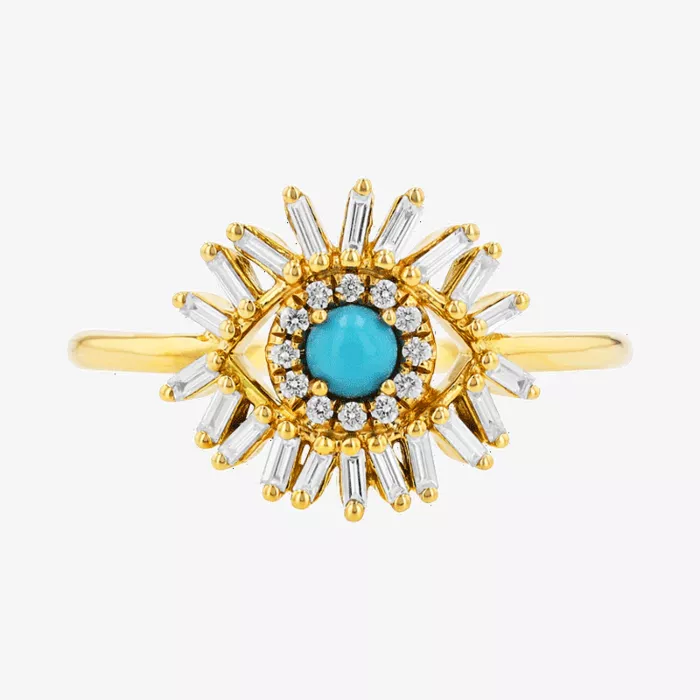 Suzanne Kalan Evil Eye Ring — view 1