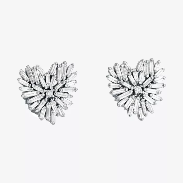 Suzanne Kalan Heart Earrings — view 1