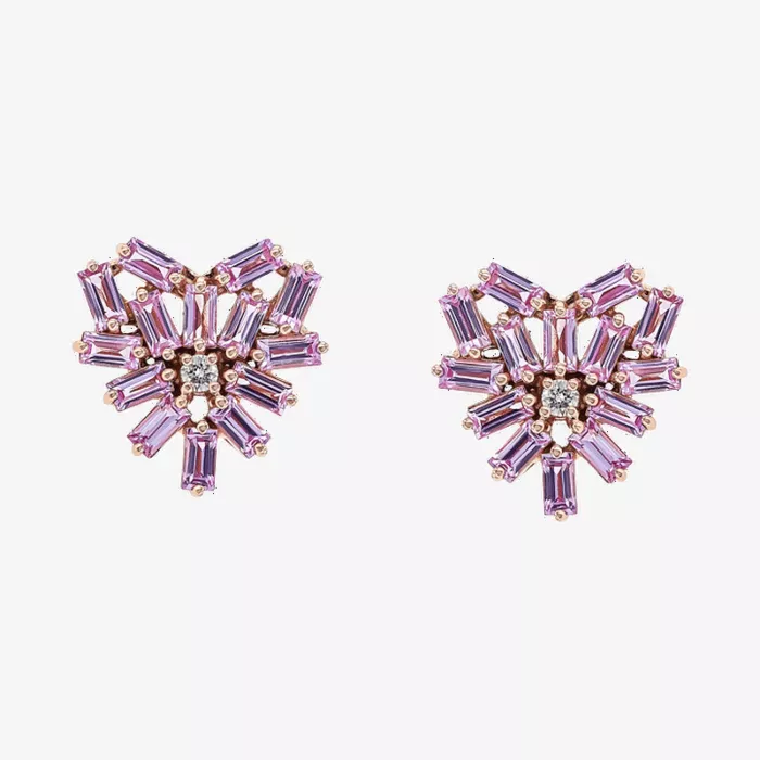 Suzanne Kalan Heart Earrings — view 1