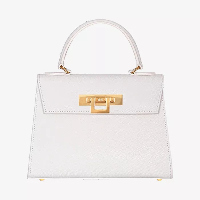 Lalage Beaumont Fonteyn Midi Dolomite Pebble Handbag — view 1