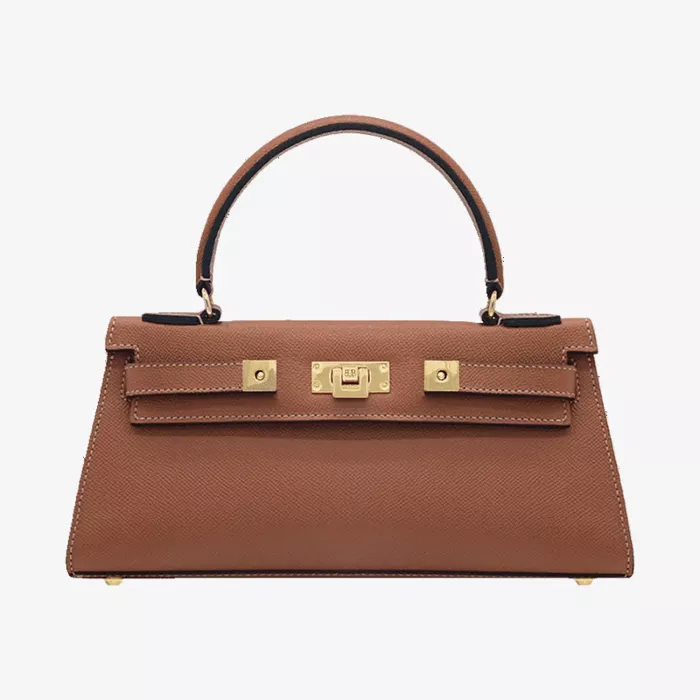 Lalage Beaumont Maya East West Dolomite Pebble Handbag — view 1