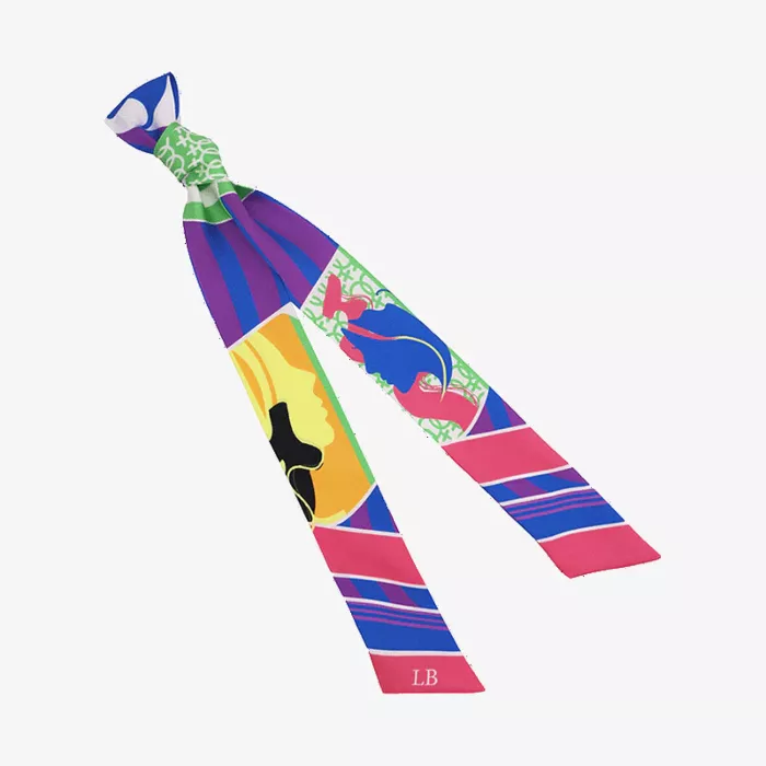 Lalage Beaumont Banderole Hera Abstract Scarf — view 1