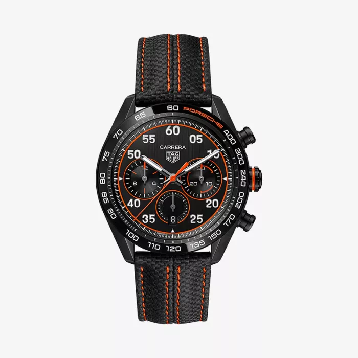 TAG Heuer Carrera Porsche Orange Racing Watch — view 1