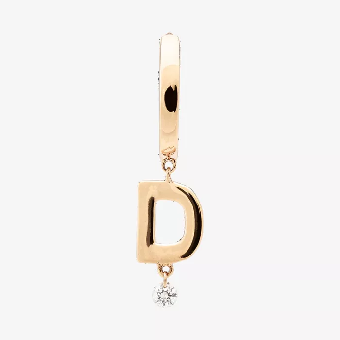 Persée Paris D Letter Piercing — view 1