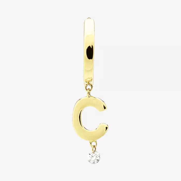 Persée Paris C Letter Piercing — view 1