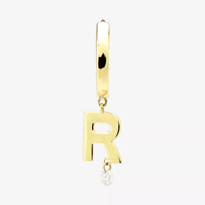 Persée Paris R Letter Piercing — view 1