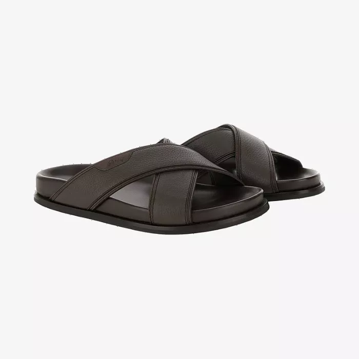 Brioni حذاء سلايدر للرجال — عرض 1