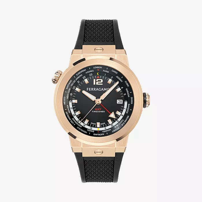 Ferragamo ساعة F-80 توقيت عالمي — عرض 1