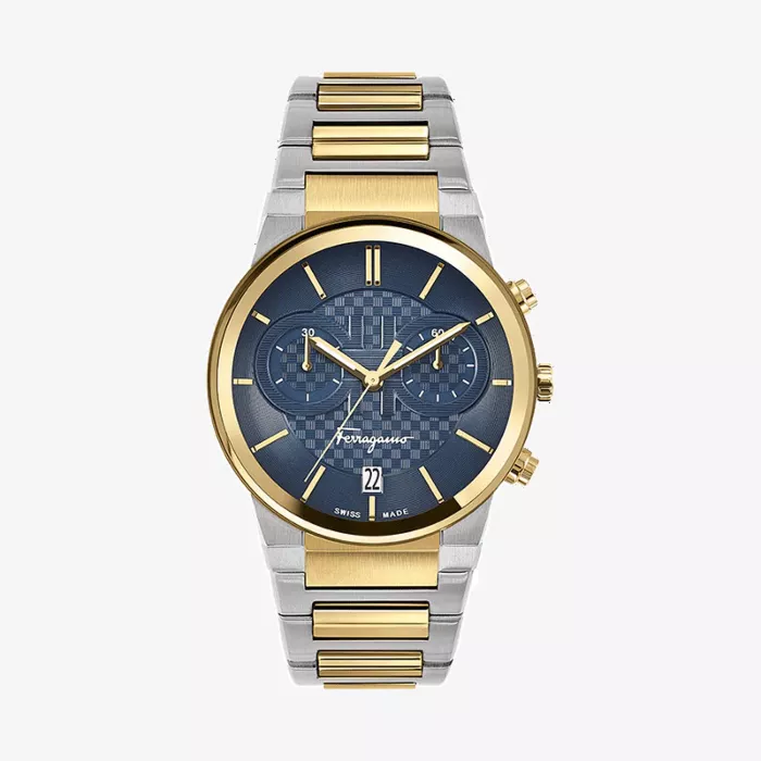 Ferragamo Sapphire Chrono Watch — view 1