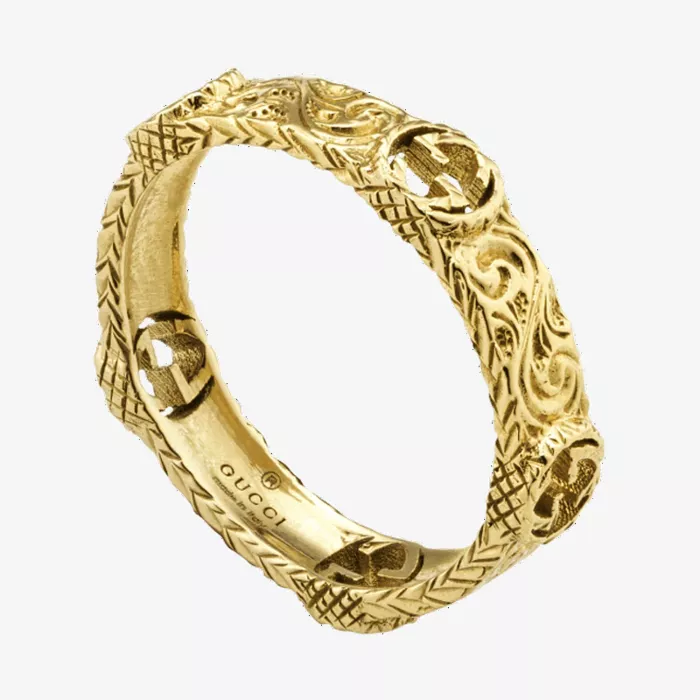 Gucci خاتم انترلوكينج — عرض 1