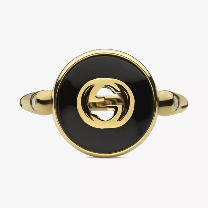 Gucci خاتم قوتشي انترلوكينج — عرض 1