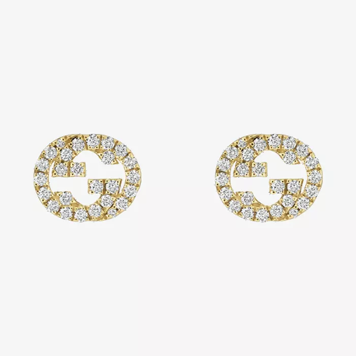 Gucci أقراط انترلوكينج — عرض 1