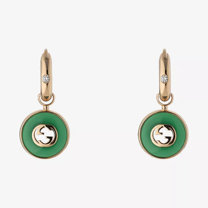Gucci أقراط قوتشي انترلوكينج — عرض 1
