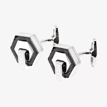 Charriol Hex Cufflinks — view 1