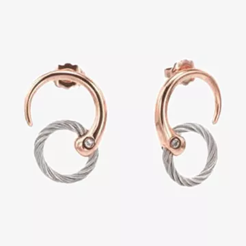 Charriol Infinity Zen Earrings