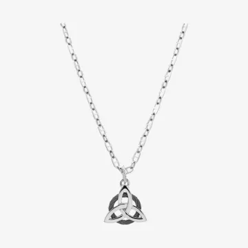 Charriol Triquetra Pendant — view 1