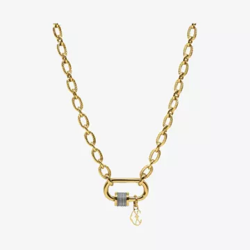Charriol Forever Lock Necklace
