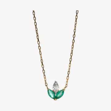 The Carats Trillium Necklace — view 1