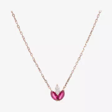 The Carats Trillium Necklace — view 1