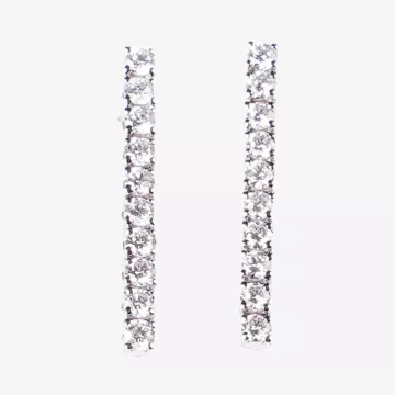 The Carats Diamonds Tennis Earrings — view 1