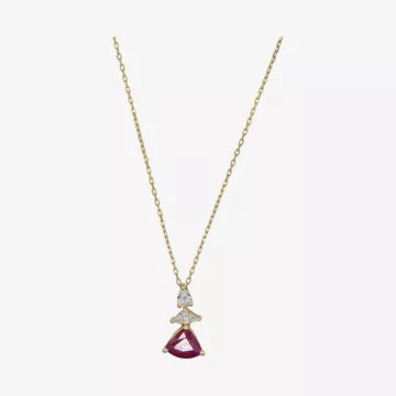 The Carats Dripping in Love Necklace — view 1