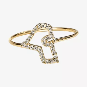 The Carats KUWAIT MAP RING — عرض 1