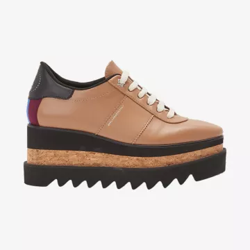 Stella McCartney حذاء سنيك-اليس بنعل سميك — عرض 1
