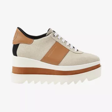 Stella McCartney حذاء سنيك-اليس بنعل سميك — عرض 1