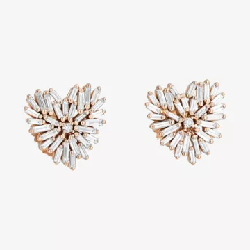Suzanne Kalan Heart Earrings — view 1